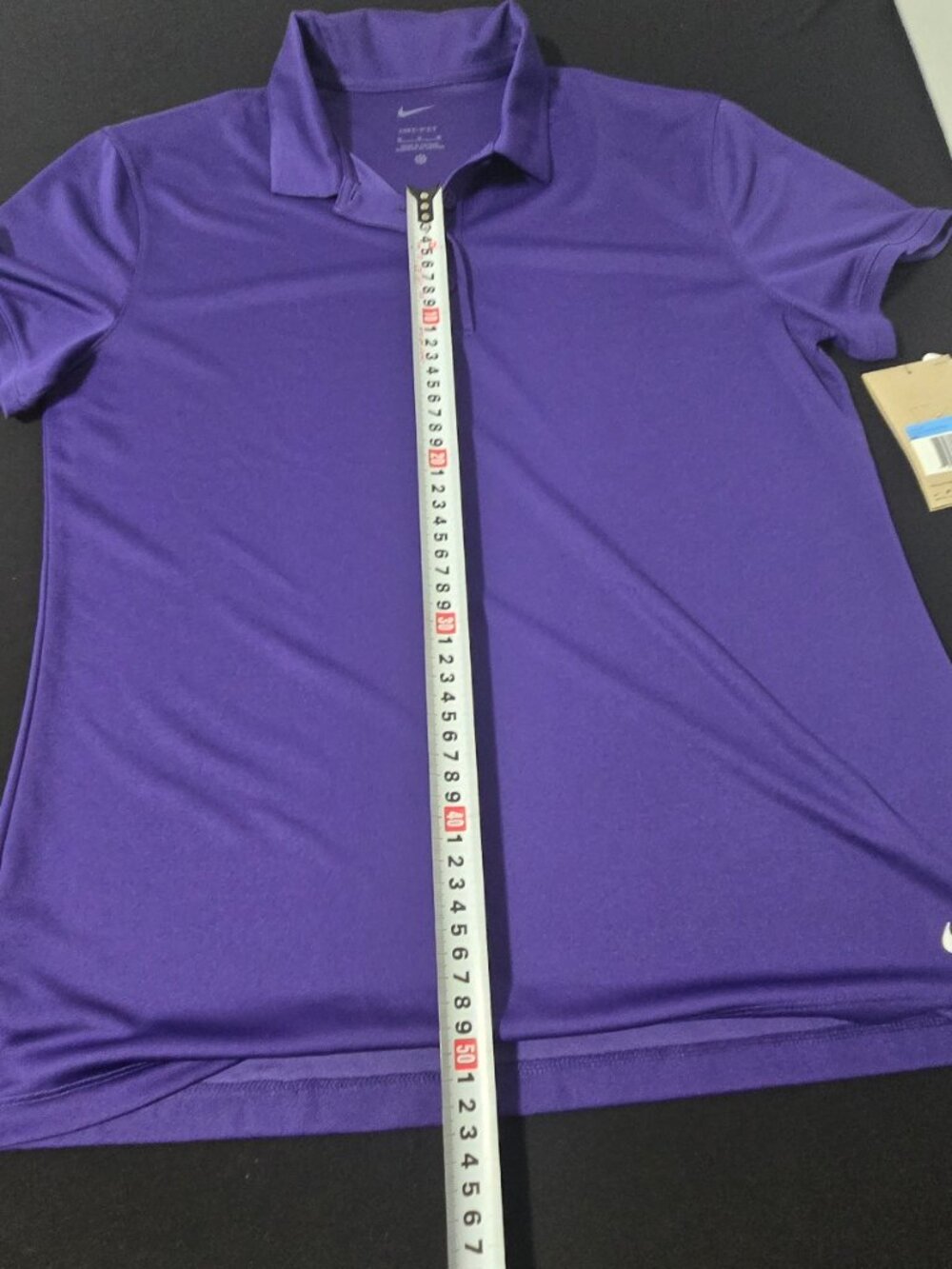 π Nike Dri-FIT Women's Polo Shirt | Purple | Size Medium | NWT π - Picture 3 of 9